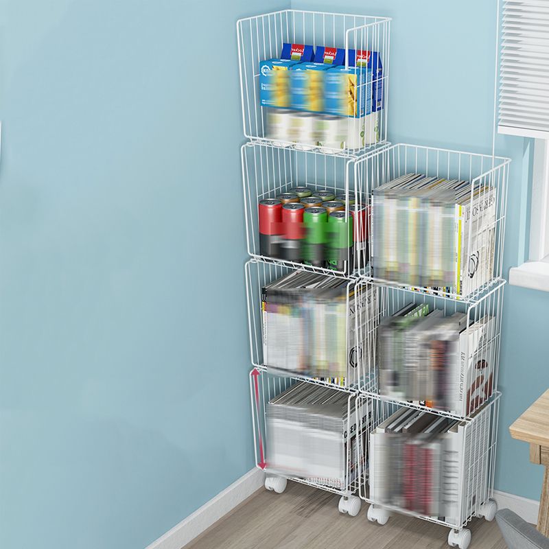 Libreria moderna della libreria geometrica in metallo chiuso per la casa