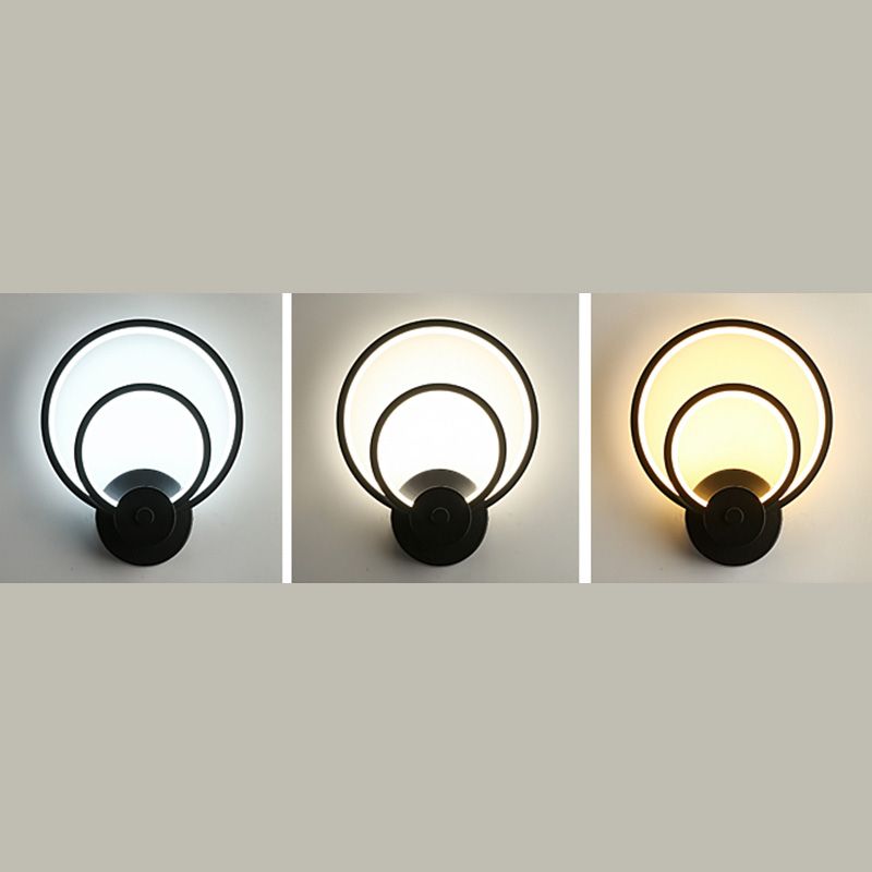 Accesorio de iluminación de pared geométrica de estilo nórdico LLUACIÓN MUNTA MONTAJE DEL ALMENTO DEL DORMITOR METAL