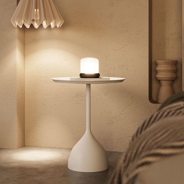 Contemporary Bedside Cabinet Metal Accent Table Nightstand for Bedroom