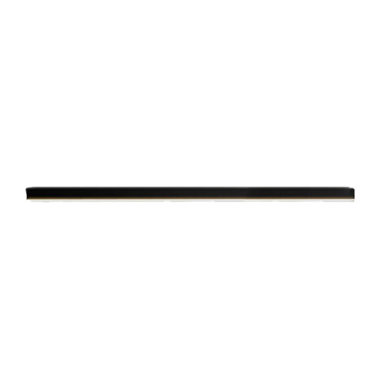 Metal Linear Flush Mount Fixture Modern Flush Light Fixture in Black