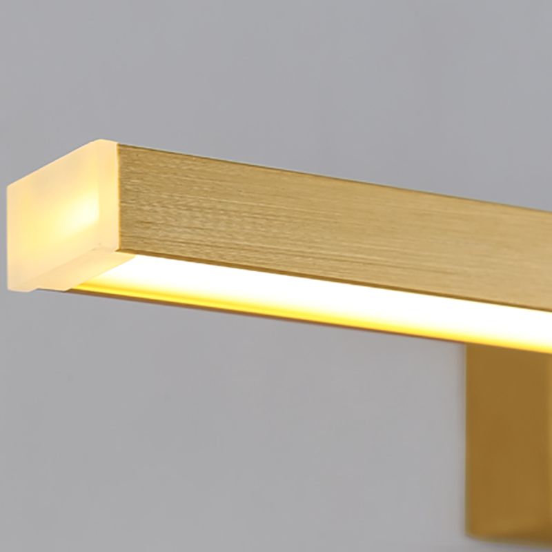 Postmodern Style Linear Vanity Sconce Light Bathroom Aluminum LED Wall Lighting
