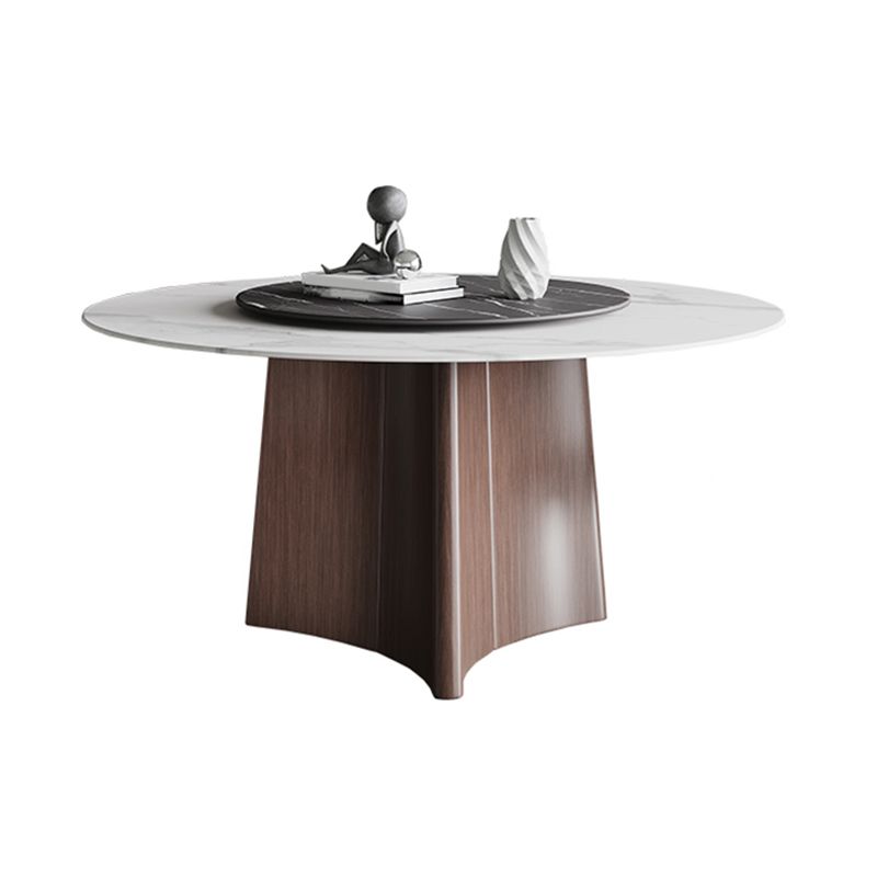 Contemporary 1/3/4/7/11 Pieces Furniture Round Stone Dining Set for Home