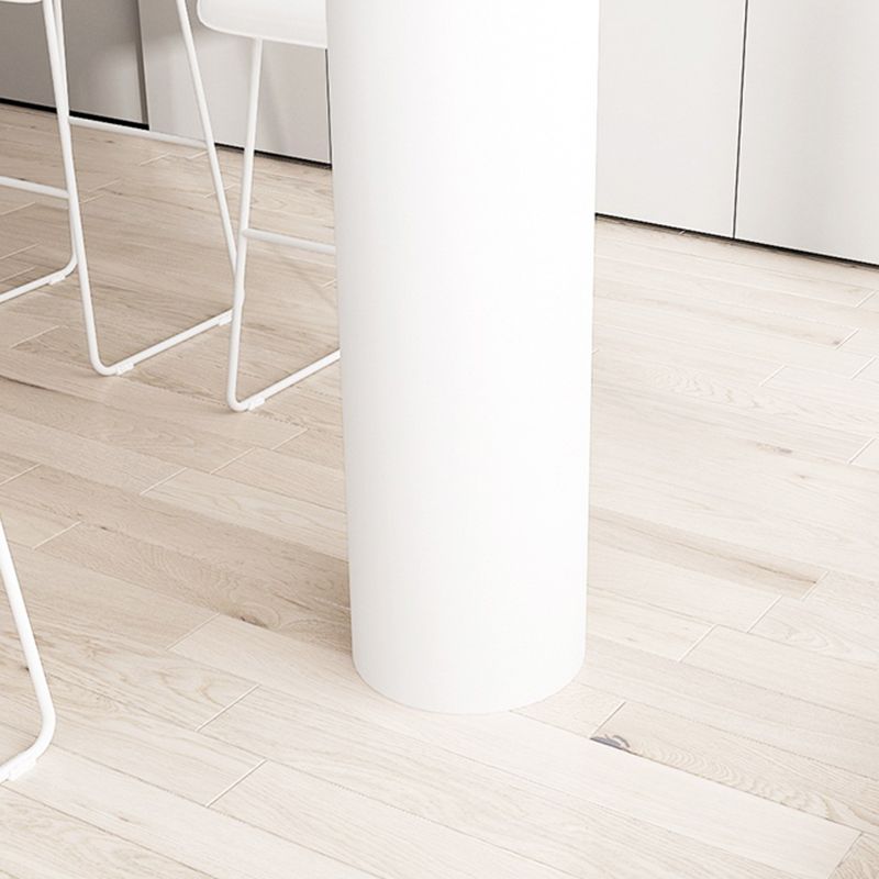 Contemporary Bar Table Stone Bar Desk with Double Pedestal for Home