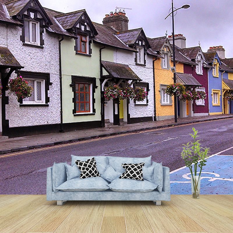 Beautiful Photography Mural Wallpaper Town Scenery Indoor Wall Mural