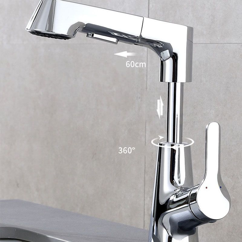 Contemporary Style Faucets Centerset Lever Handles Faucets for Bathroom