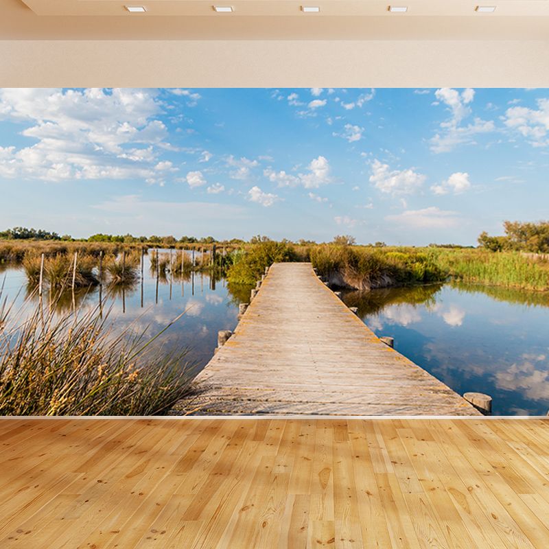 Space Extension Wall Mural Modern Style Mildew Resistant for Dining Room