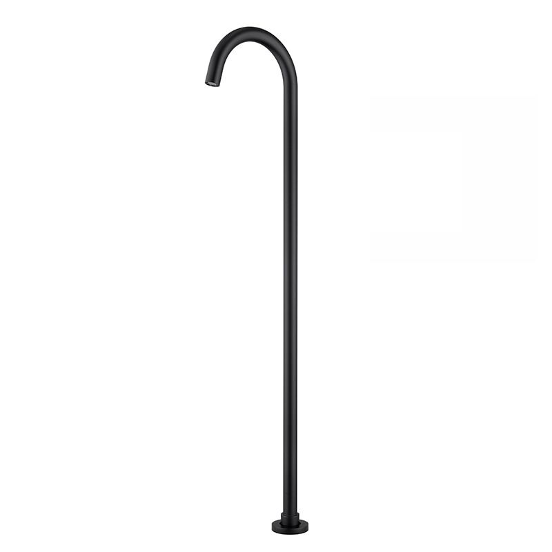 Modern Freestanding Tub Filler Brass 1-Handle Floor Mounted Freestanding Bathtub Faucet