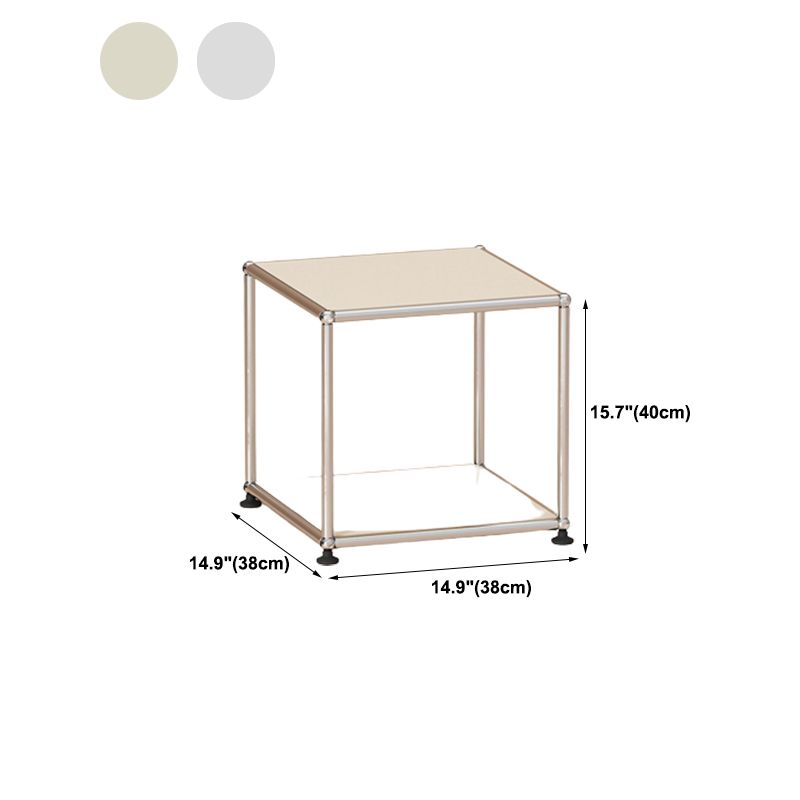 15.75" Tall Mid-century Style Coffee Cocktail Table Metal Coffee Table
