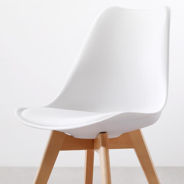 Sedia moderna del retro solido faggio sedia da pranzo imbottita