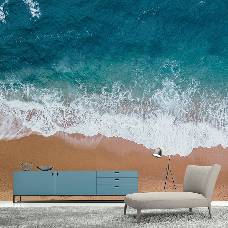 Decorative Photography Mural Wallpaper Beautiful Beach Indoor Wall Mural