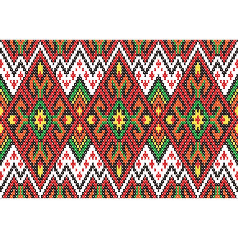 Exotische Boheemse tapijt multi-kleurs diverse patronen met patronen Anti-slip achterste deukende machine wasbare vlekbestendig vloerkleed voor de woonkamer