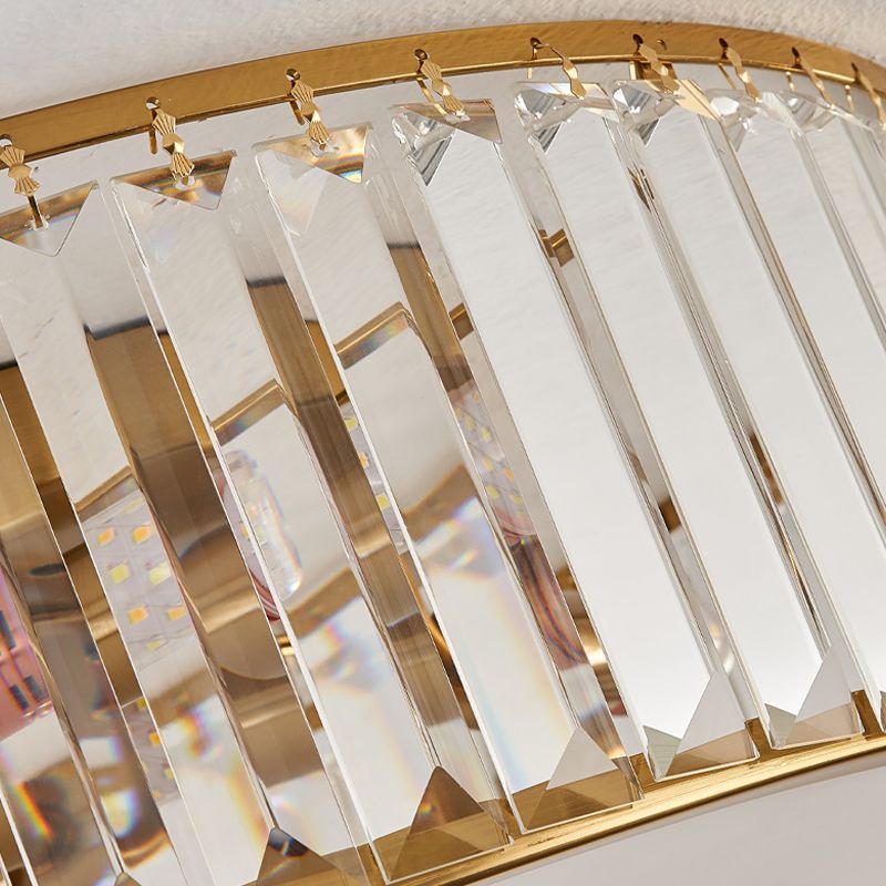 Éclairage de plafond encastré en cristal, plafonniers modernes pour salon