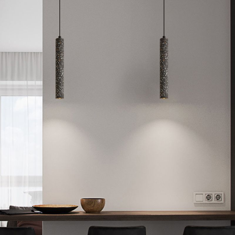 Moderner Stil hängend Licht Zement Anhänger Beleuchtungsstoffe für Wohnzimmer