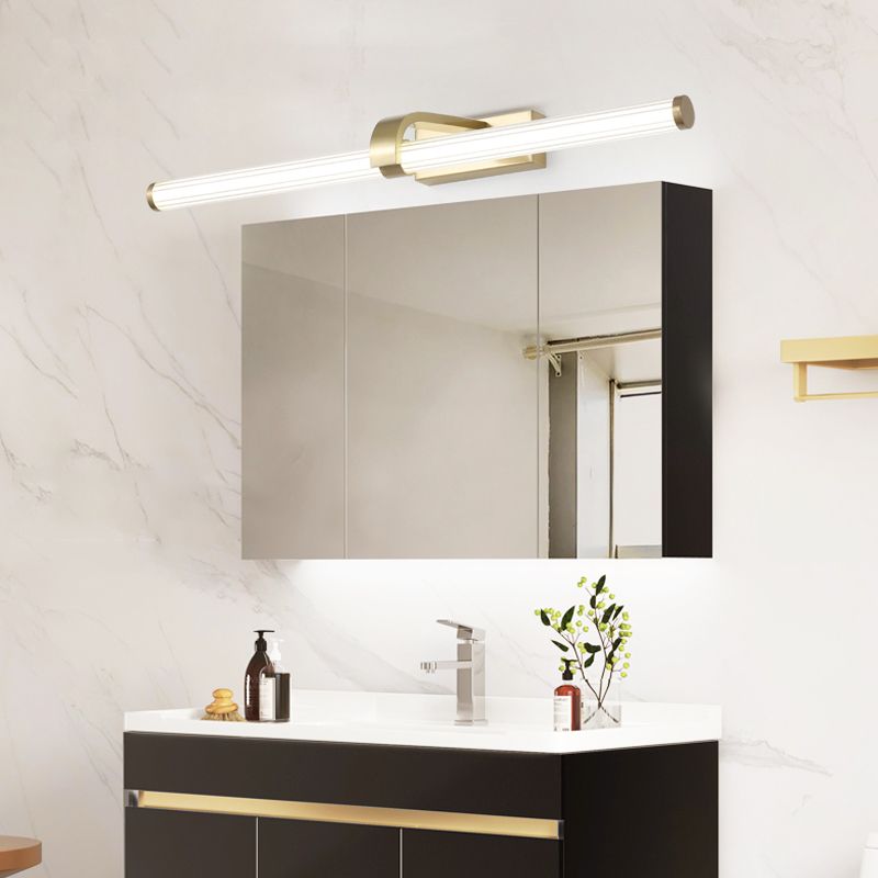 Luci da vanità LED a LED a specchio moderno con ombra acrilica