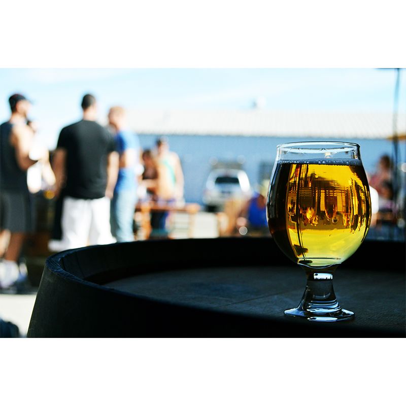 Soft Color Mural Wallpaper with Beer Print Modern Mildew Resistant Commercial Use Wall Covering