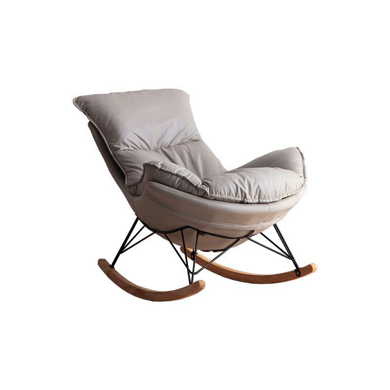 Light Luxury Single Chaise Lazy Sofa Chair Lounge Leisure Rocking Chair