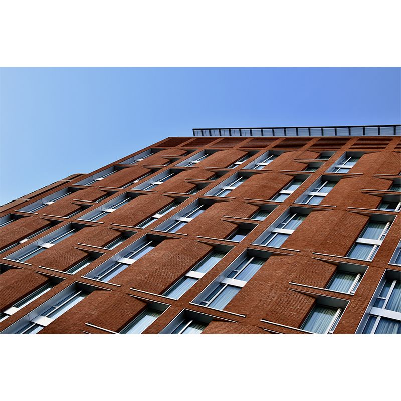 Tall Building Mural Wallpaper for Meeting Room Decoration, Moisture Resistant