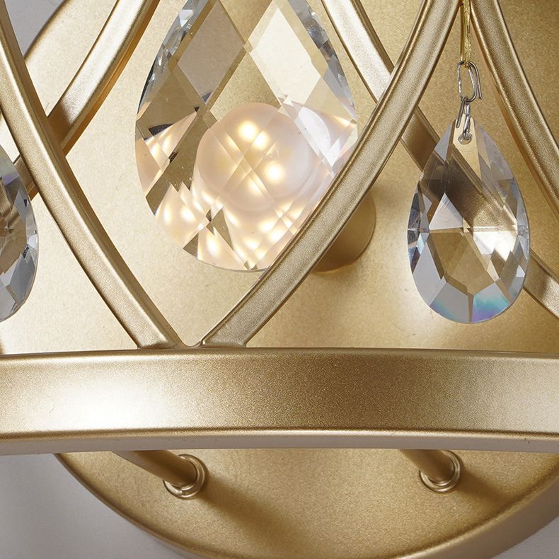 Postmoderne 1 Tête Murce Conce Golden Mur Murd Lightture pour le salon