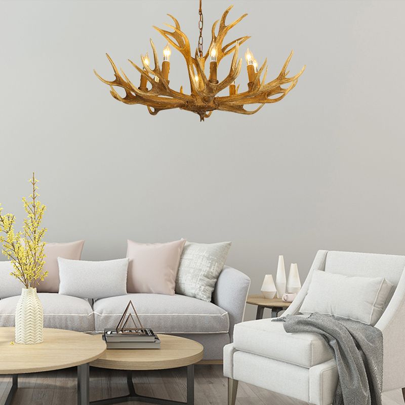 Lampe à lustre en résine 6/8