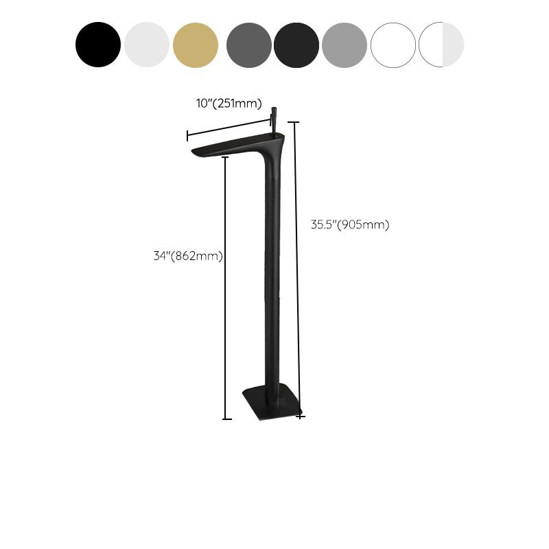 Modern Free-standing Faucet Bathtub Handheld Shower Head Faucet