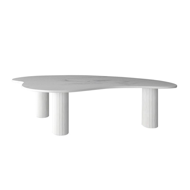 Stone Geometric Contemporary Coffee Table 3 Legs Coffee Table