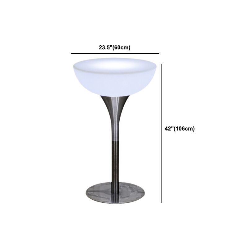 Polyethylene Round Table Industrial Style Restaurant Nightclub Lighting Bar Table