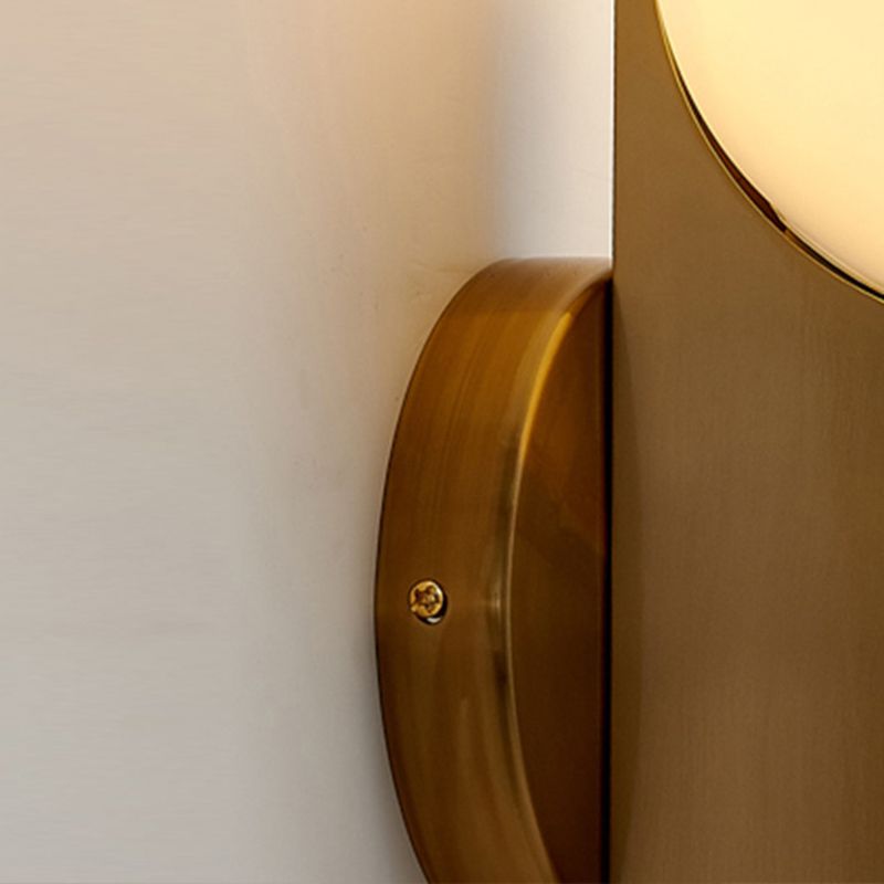 Ball Wall Sconce Lighting Modern Style Glass 1 Light Wall Mounted Light