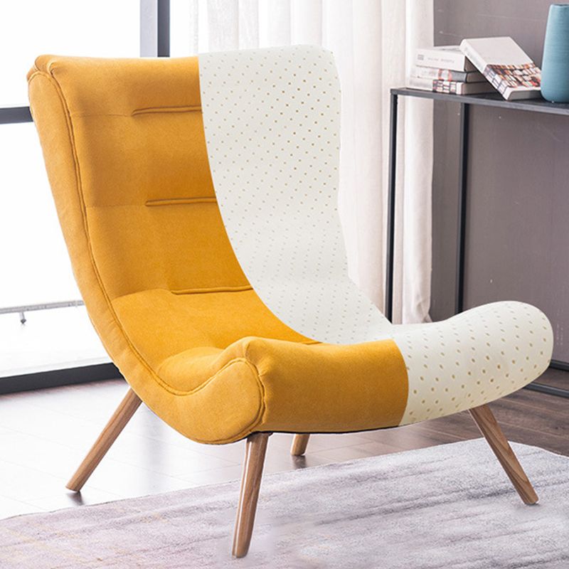 Upholstered Armless Accent Chair Living Room Sleeper Sofa Chair in 40"L x 32"W x 29.5"H