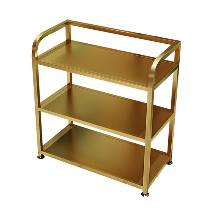 25.59"H Stationary Modern Prep Table Metal Rectangular Prep Table for Dining Room