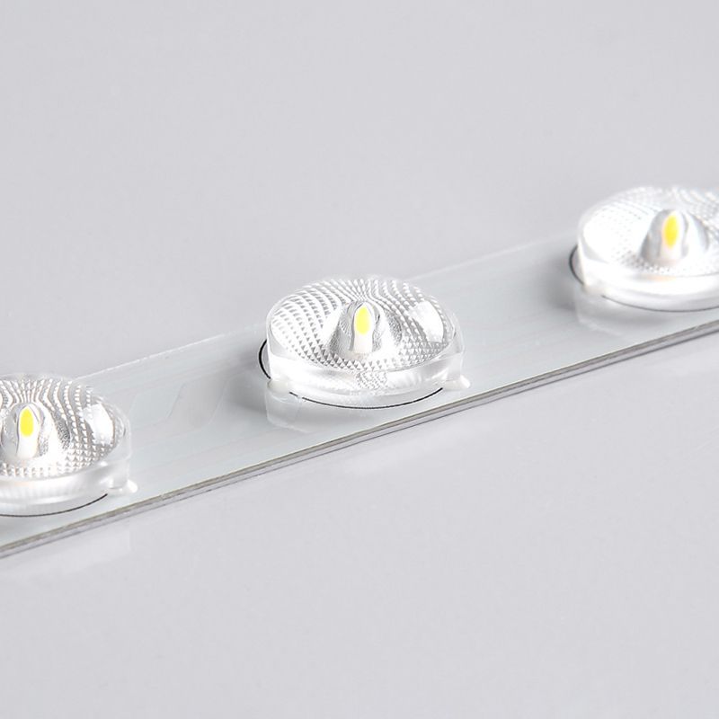 Moderne minimalistische LED-plafondlamp Houten Spoetnik Inbouw met acrylkap