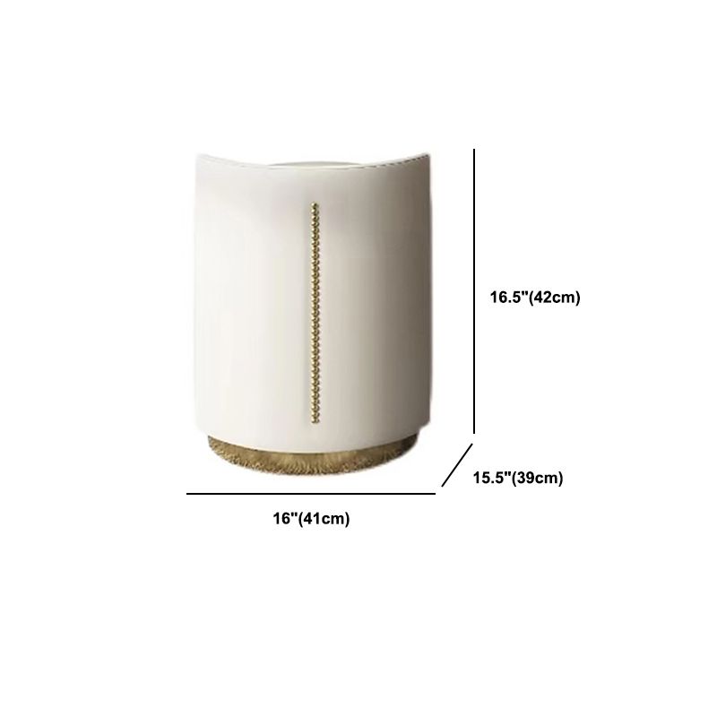 White Makeup Table for Bedroom With Drawer 15.74" W x 31.49" H