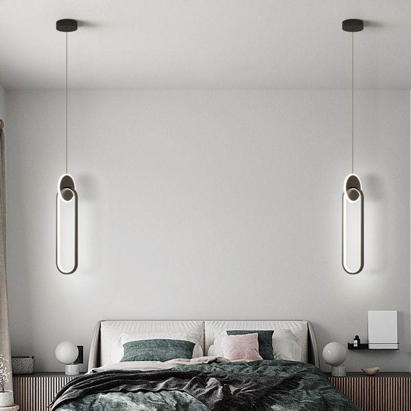 Luminaire pendentif linéaire noir