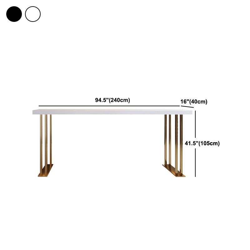 Traditional Luxury Rectangle Bar Table Wood Bar Dining Table for Indoor