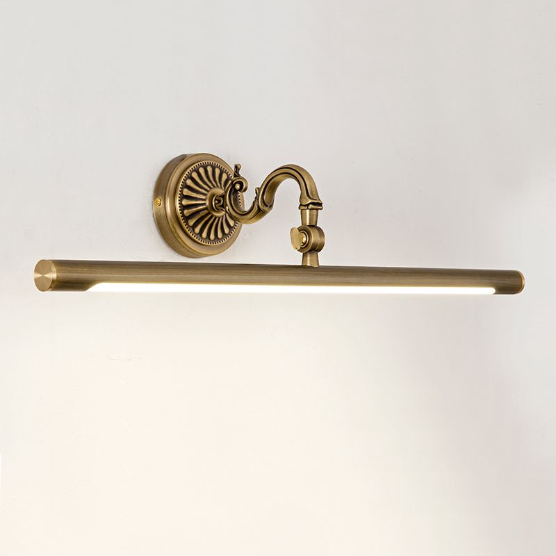 1-Light Mirror Front Light Modern LED Vanity Light with Acrylic Shade for Bathroom