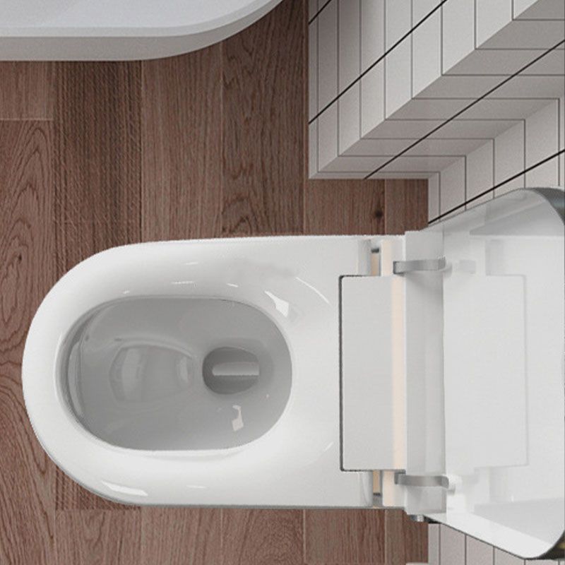 Contemporary Flush Toilet Floor Mounted One-Piece Toilet ABS Toilet Bowl