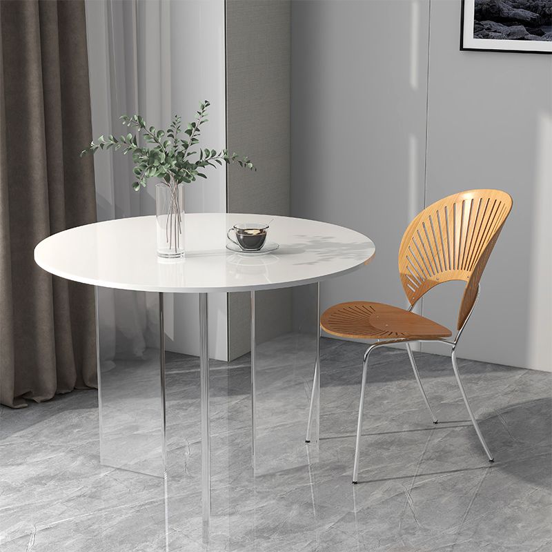 Modern 1/2/3 Pieces Dining Set Round Stone Dining Table for Dining Room Kitchen
