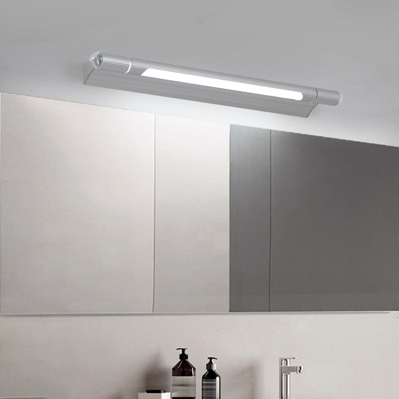 Metal Linear Vanity Lighting Contemporary Style 1 Light Vanity Lighting Ideas