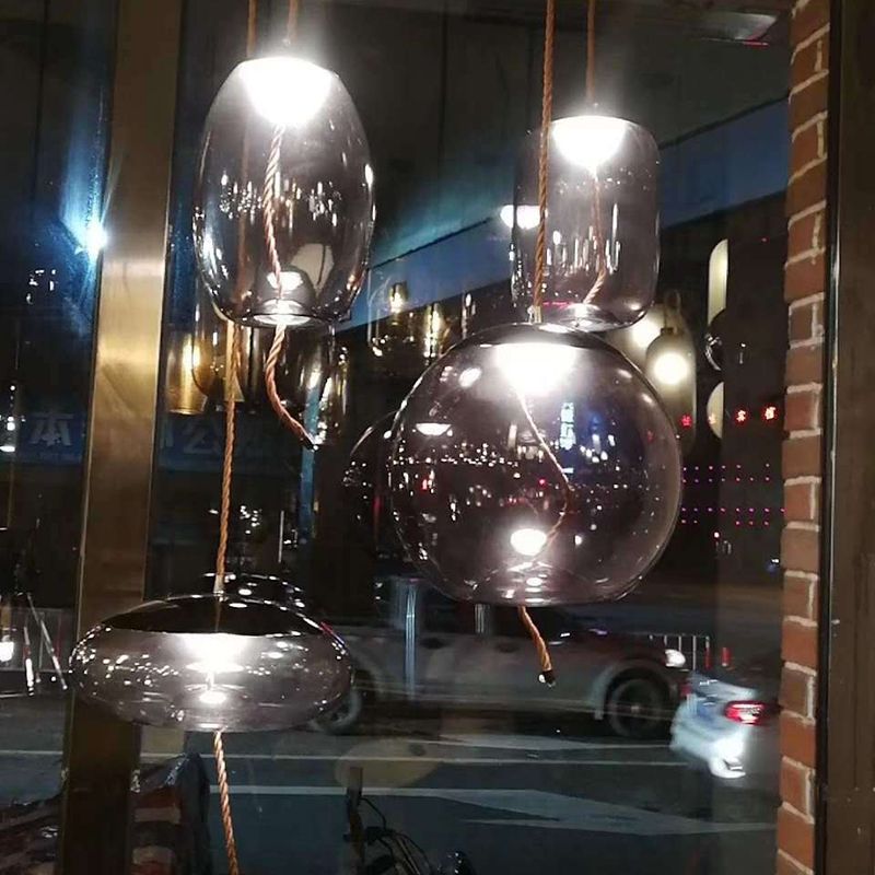 1 ascensore a soffitto leggero moderno vetro appeso per il ristorante