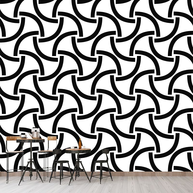 Customized Modern Geometry Wall Mural Decal Eco-friendly Wallpaper Wall Decor