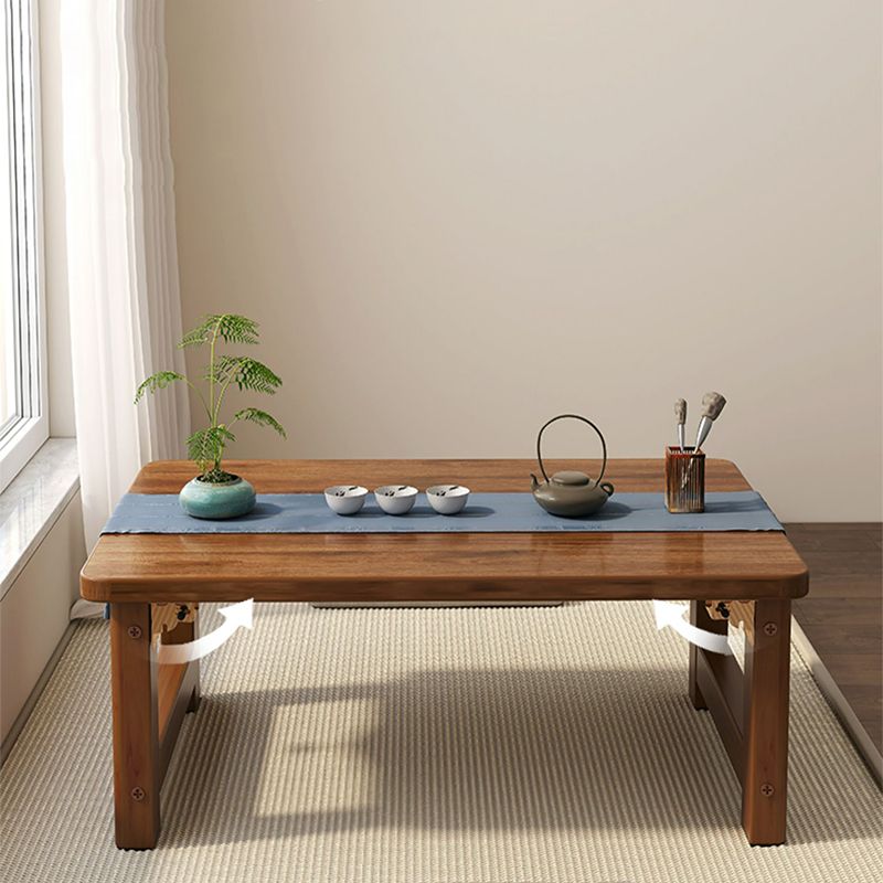 Rectangle Wood Coffee Table Contemporary Single Coffee Table