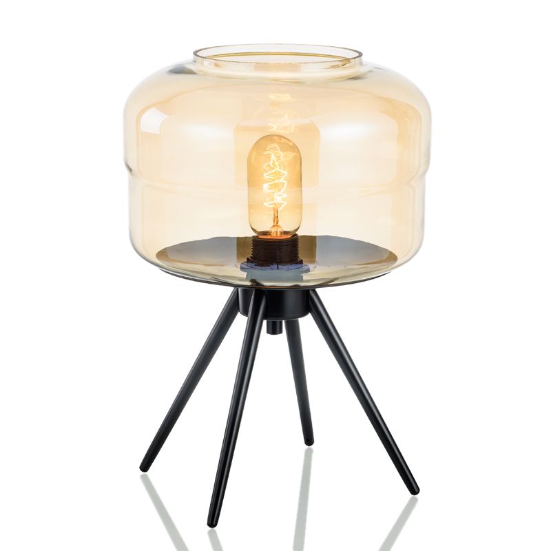 Lampada da comodino in vetro lampada da tavolo ultramoderna Semplicità per camera da letto