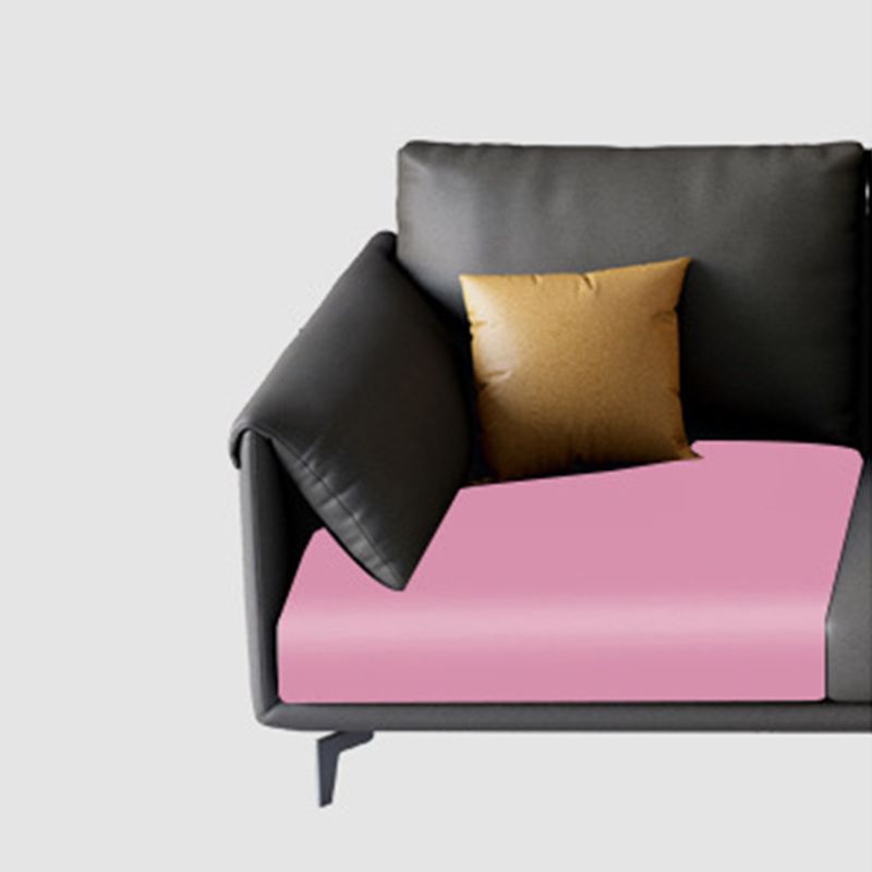 122.8x67x36.2 Faux leather Sectional Pillow Top Arm Sectional for Living Room