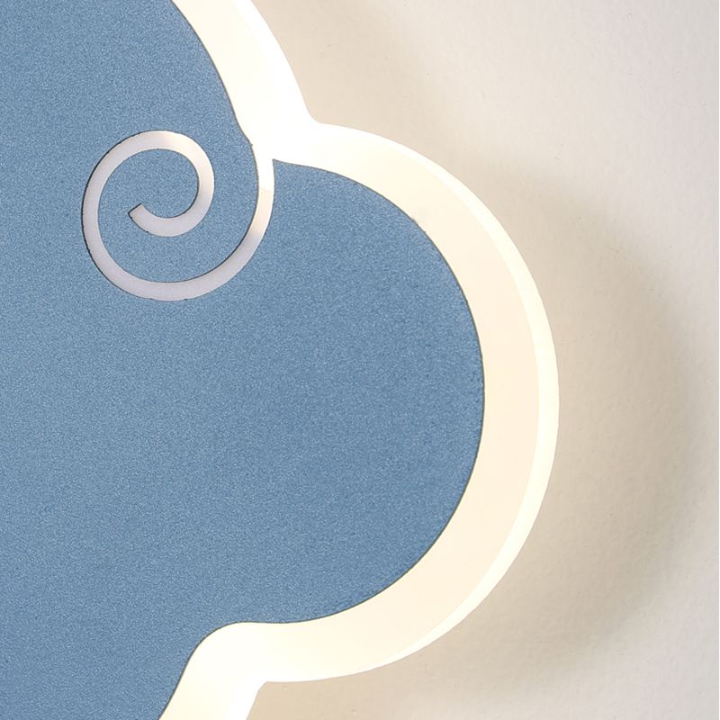 Modern LED Wall Mount Light 1-Light Wall Light with Acrylic Shade for Living Room