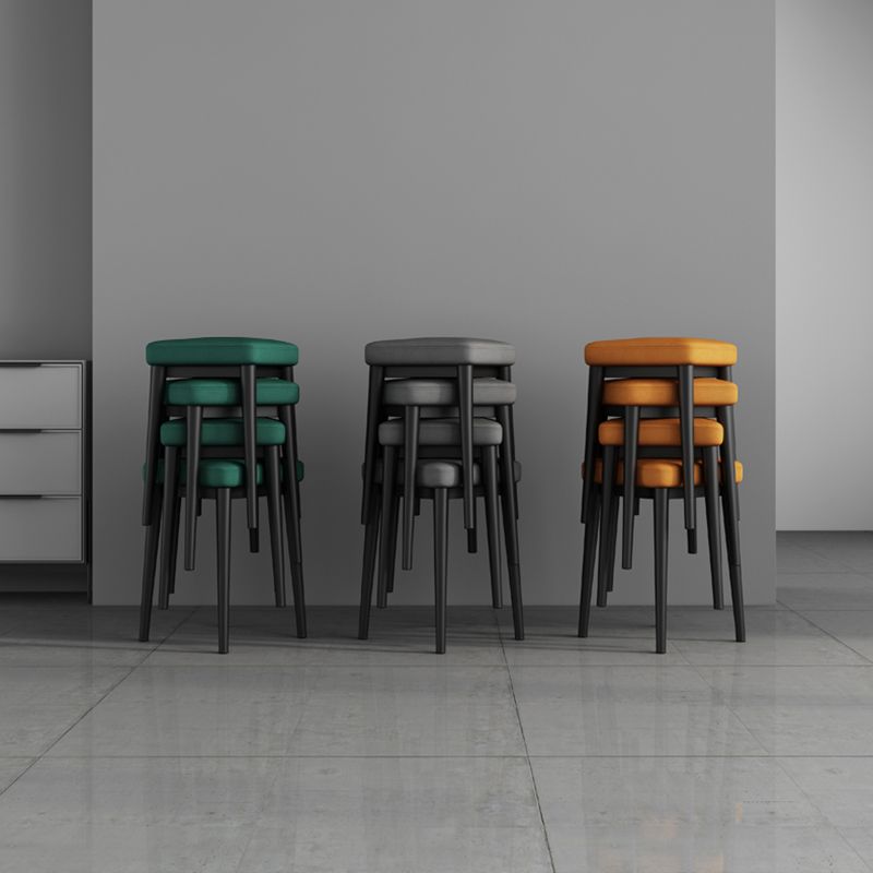 Cotton Blend Square Ottoman Whole Colored Fade Resistant Glam Cube Ottoman