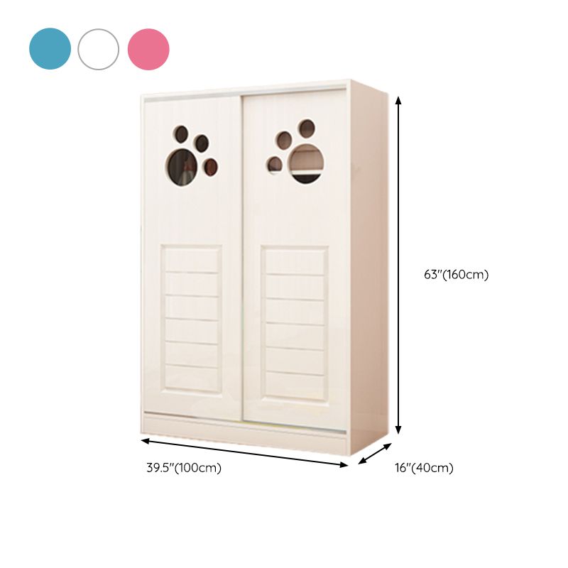 Artificial Wood Hanging Clothes Rack Matte Hanging Clothes Rack