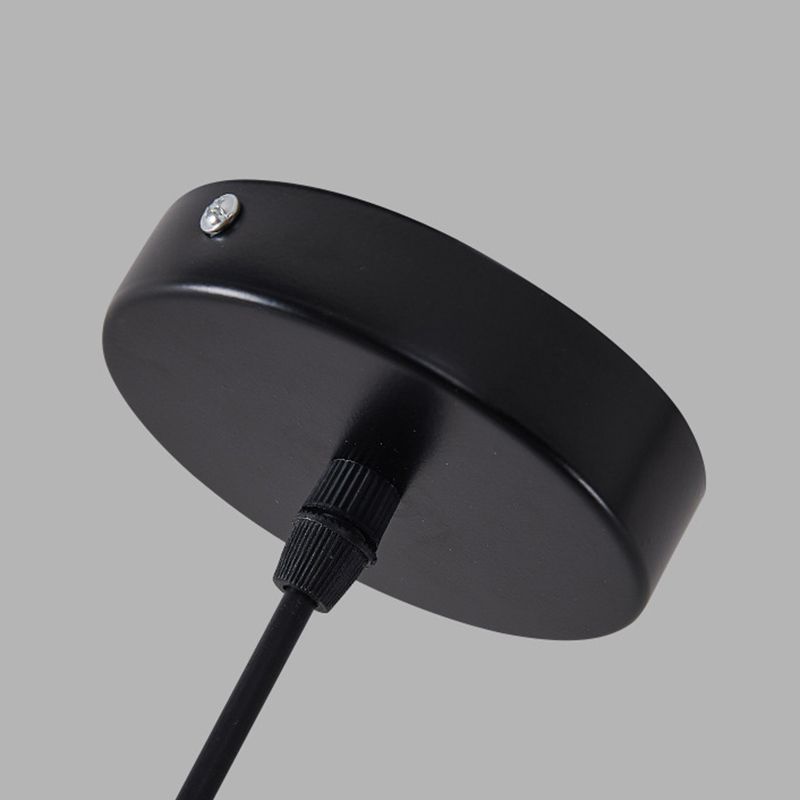 Contemporary Style Drum Crystal Hanging Lamp 1-Light Simplicity Bedside Mini Lighting Pendant