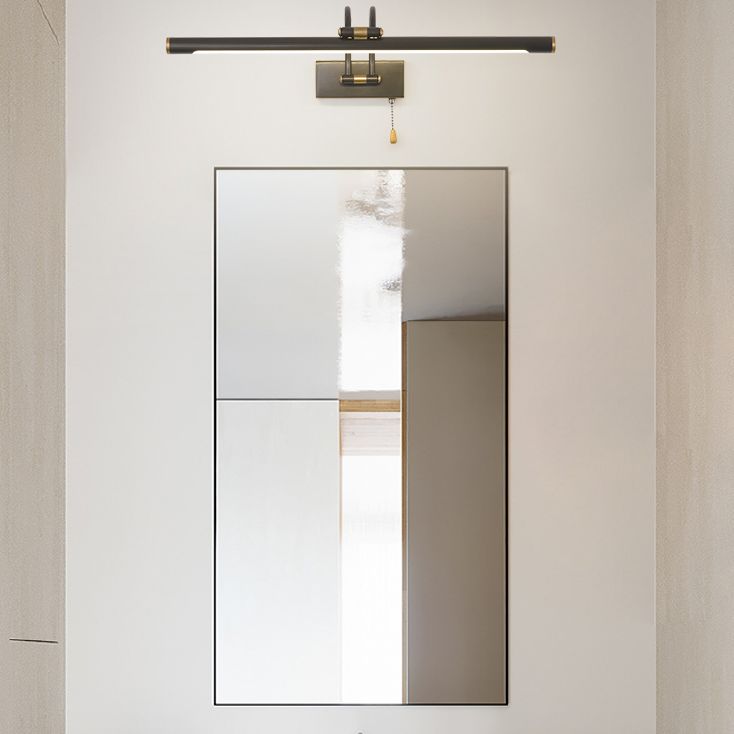 Lampe murale à LED créative moderne Copper linéaire Lumière murale extensible avec une teinte acrylique