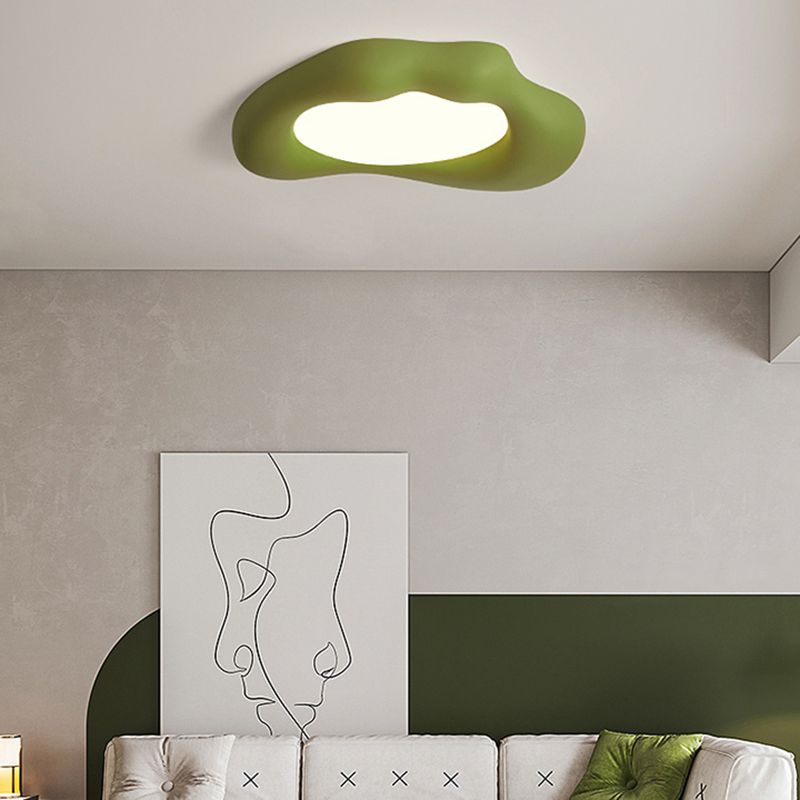 Resin and Acrylic Ceiling Flush Contemporary LED Flush Mount