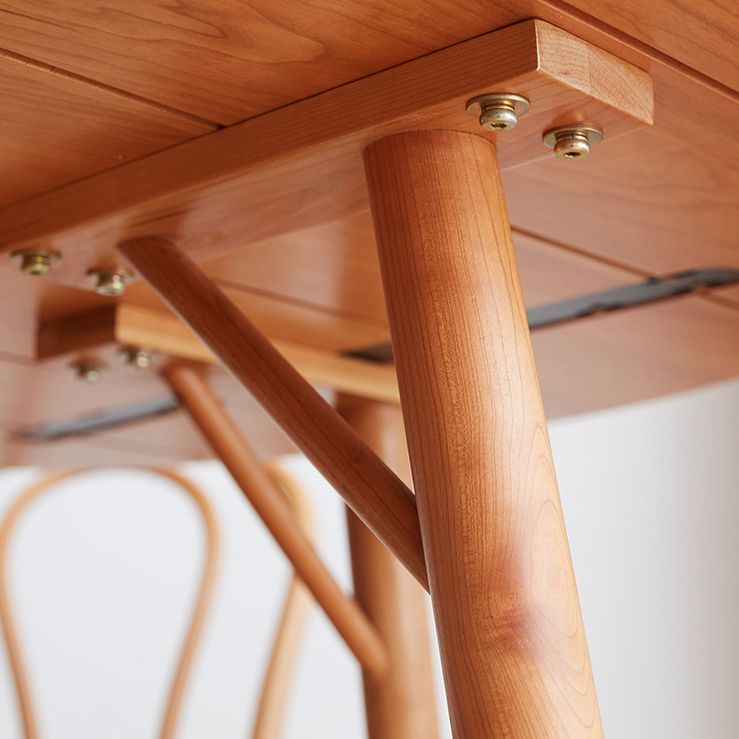 Massief houten dinettetafel van 1,20 meter, moderne eettafel rond voor thuis