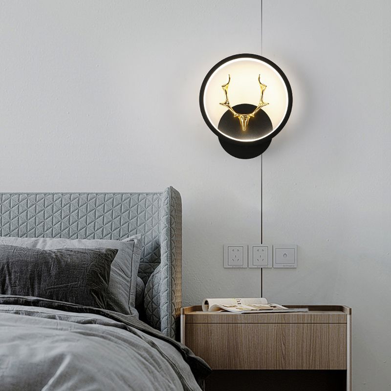 Luz de pared de la sala de estar Minimalismo moderno LED de montaje de pared de asta LED